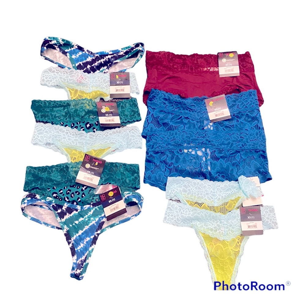 11 No Boundaries Underwear Panties Lot Thong Boyshort Hipster XS-S